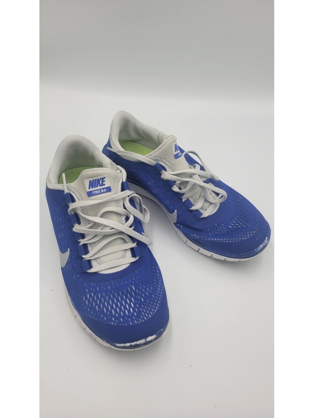 Nike blue running shoes